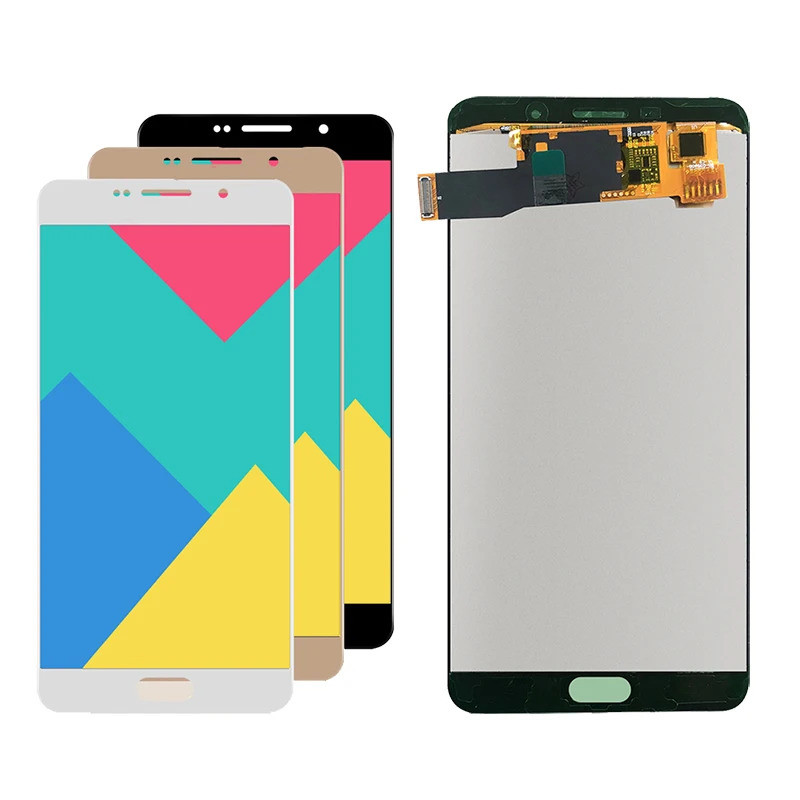 สําหรับ Samsung Galaxy A9 Pro 2016 A910 A9100 A910F SM-A9100 Super AMOLED จอแสดงผล LCD Touch Screen 