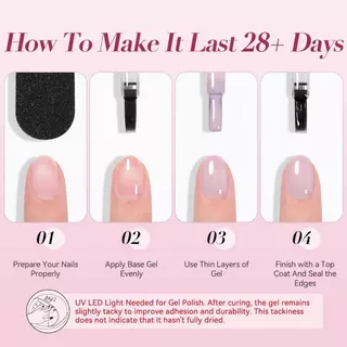【Local】BORN RETTY Blush Cream Jelly Gel ยาทาเล็บ Ice Clear Nude สีชมพู UV Soak Off Gel วานิชเล็บหยกเจล 15ml
