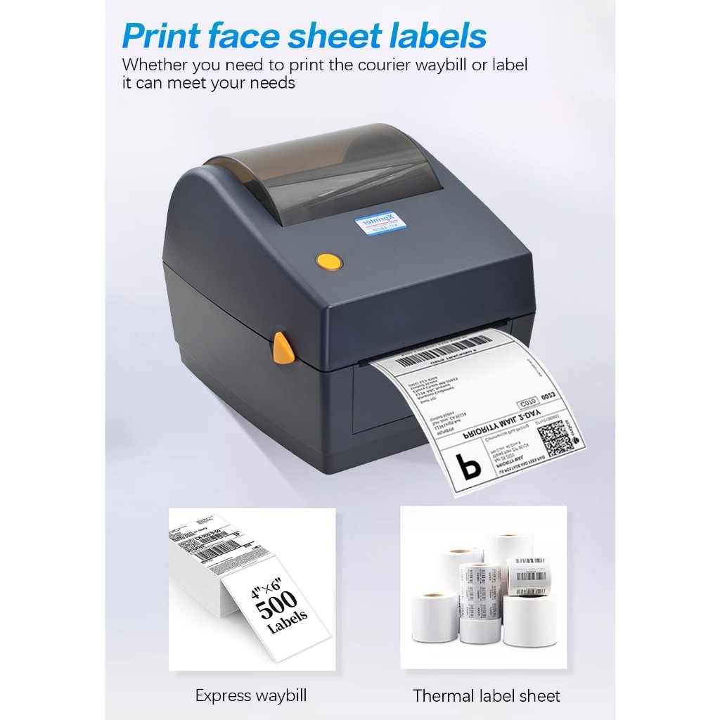 [New]XPRINTER สติกเกอร์ฉลาก XP-480B XP480 XP480 สําหรับเครื่องพิมพ์ฉลาก