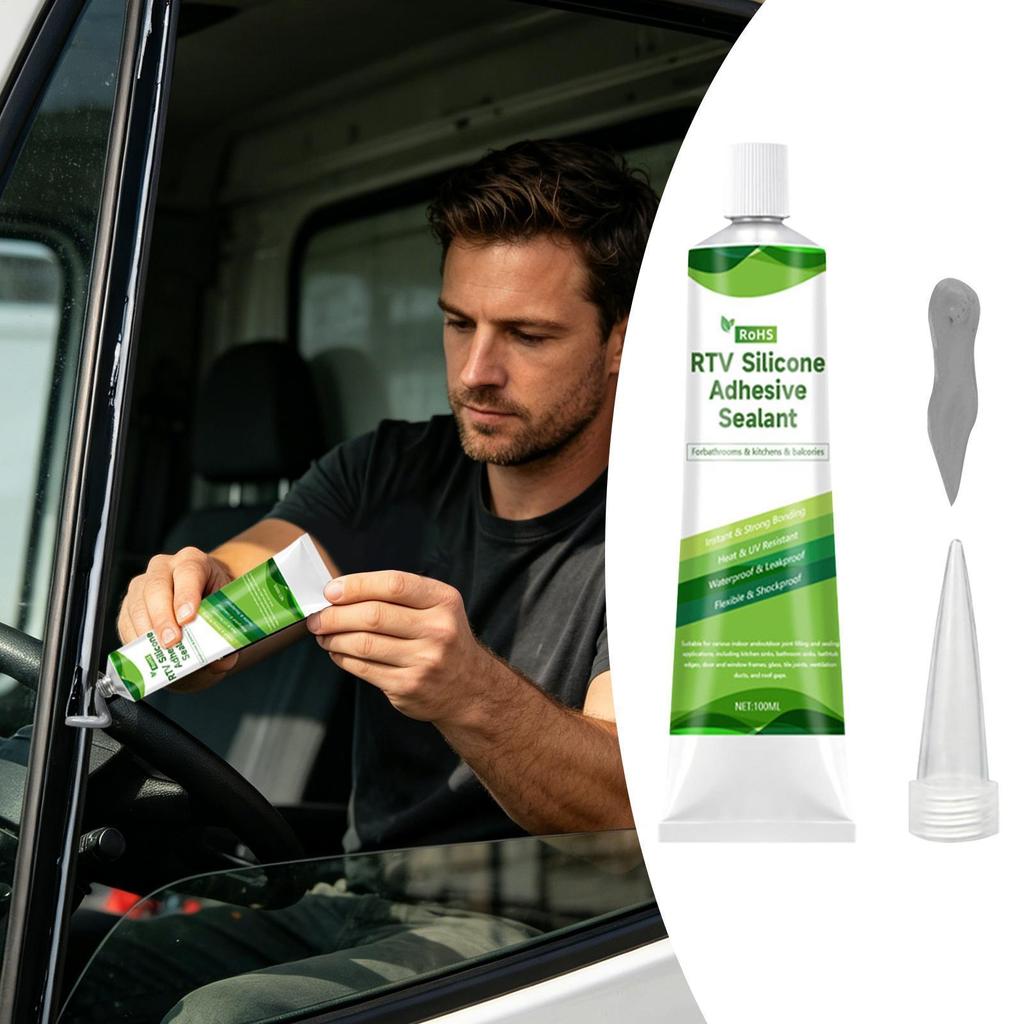 Auto ภายใน Sealant และกาวยืดหยุ่นซ่อมกาว 100ML สําหรับรถยนต์หนังเบาะแผงประตู Trim novth