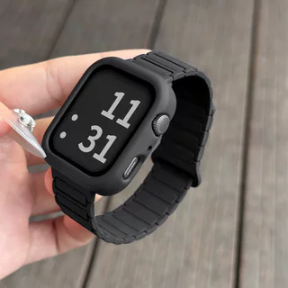 สายซิลิโคนแบบแม่เหล็กพร้อมเคสสำหรับ Huawei Watch Fit 5 4 Pro 5 4 3 2 1 SE