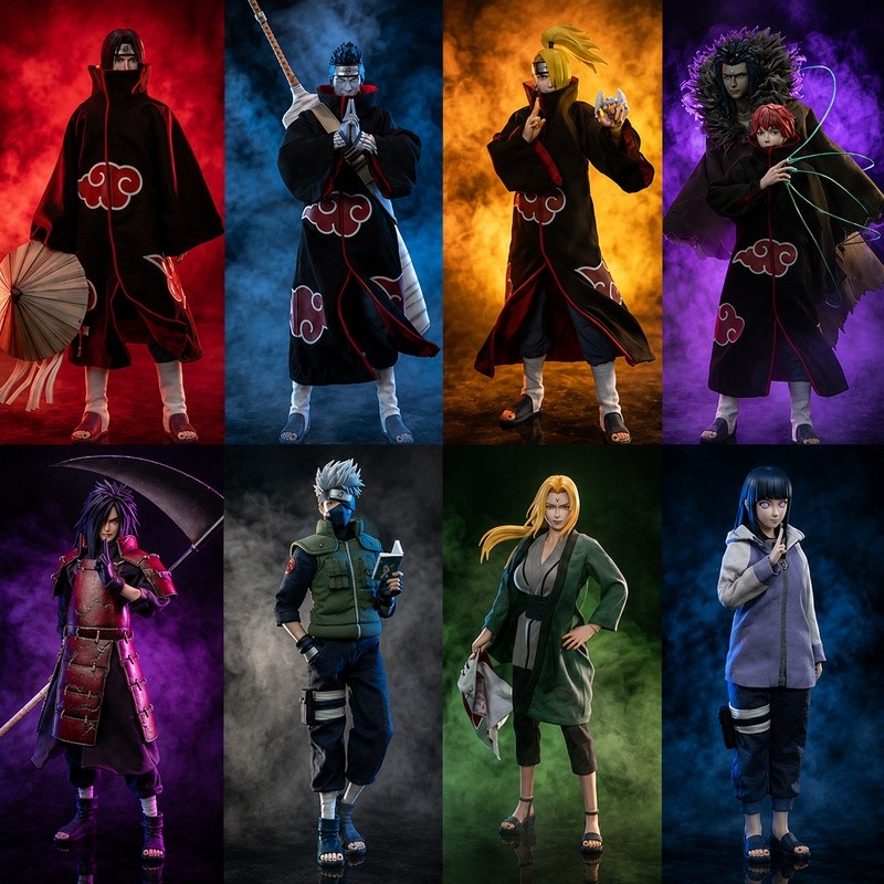 Authentic Rocket Toys Naruto Madara Kakashi Hinata Kisame Deidara Movable Action Figure