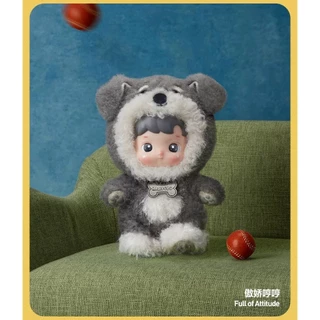 POPMART HACIPU Lost Wang Series กล่องปริศนาจี้ตุ๊กตาไวนิล