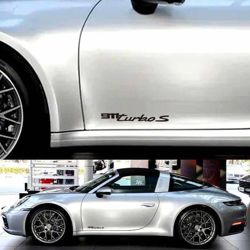 Suitable for Porsche stickers, 911 car decals, 911 Targa 4S, Turbo S small letter door decoration st