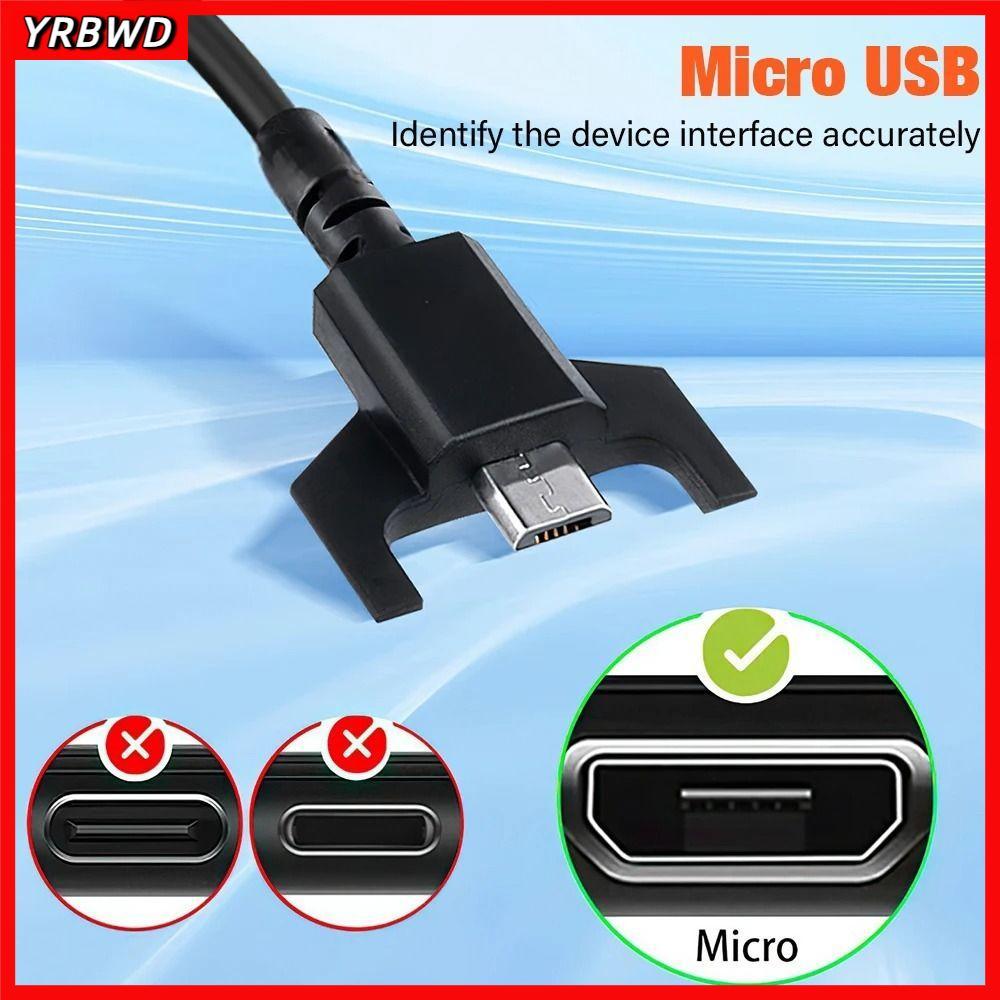YRBWD สายชาร์จเมาส์, 5V 1A USB A ถึง Micro Mouse สายไฟ, Fast CHARGING Universal Charger Wire สําหรับ