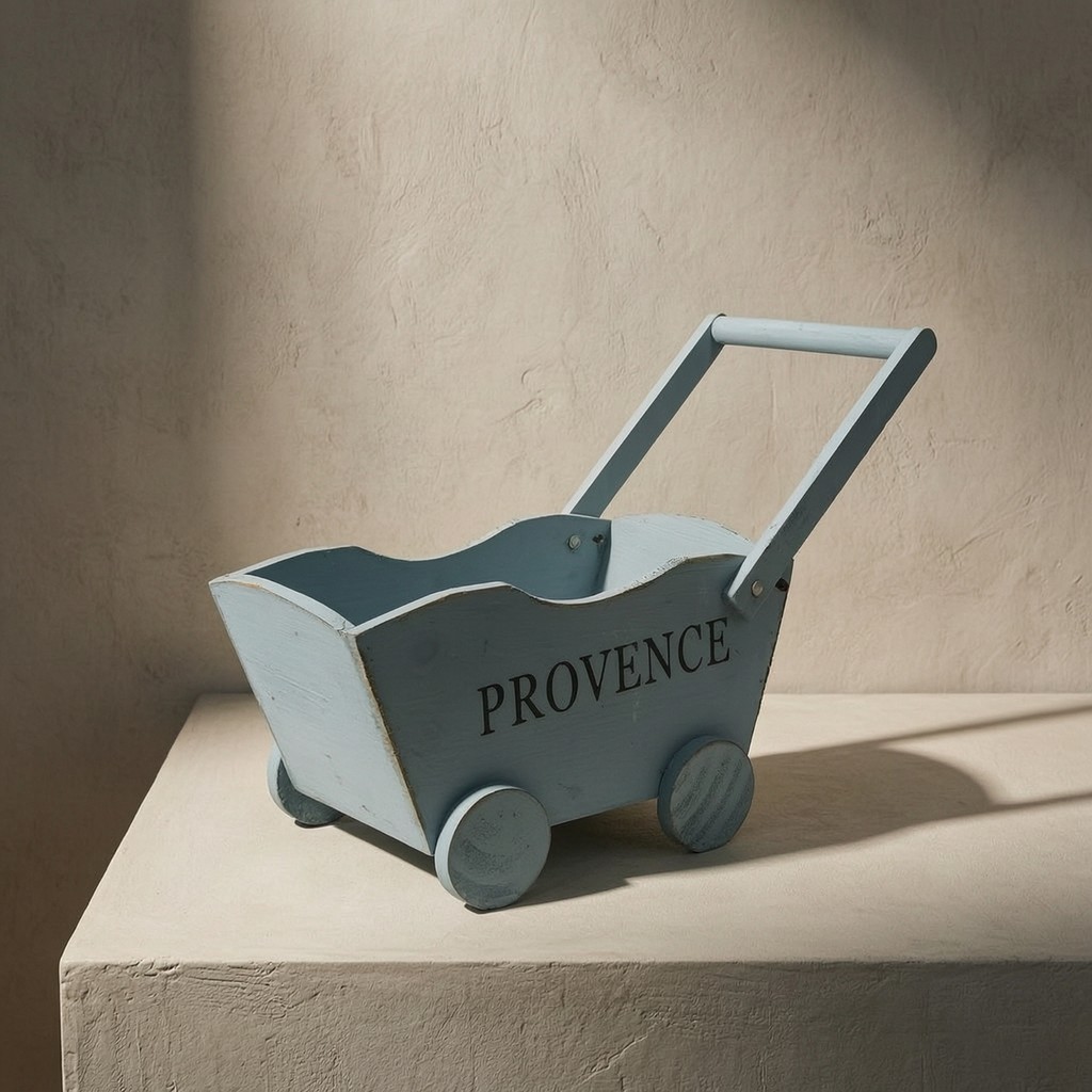 Handcart Planter Vintage ไม้ Wagon Planter รถเข็นดอกไม้พร้อมล้อตกแต่งอเนกประสงค์ทนทานสําหรับ Cafe, ระเบียง