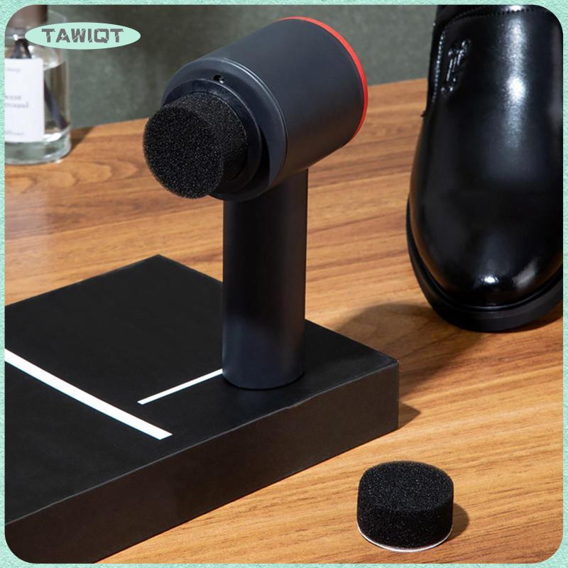 [tawiqt.th] เครื่องขัดรองเท้าไฟฟ้า USB ไร้สายพร้อมแปรงทดแทนแปรงฟองน้ําขัดแปรงทําความสะอาดอัตโนมัติสําหรับกระเป๋ารองเท้าบู๊ทส์