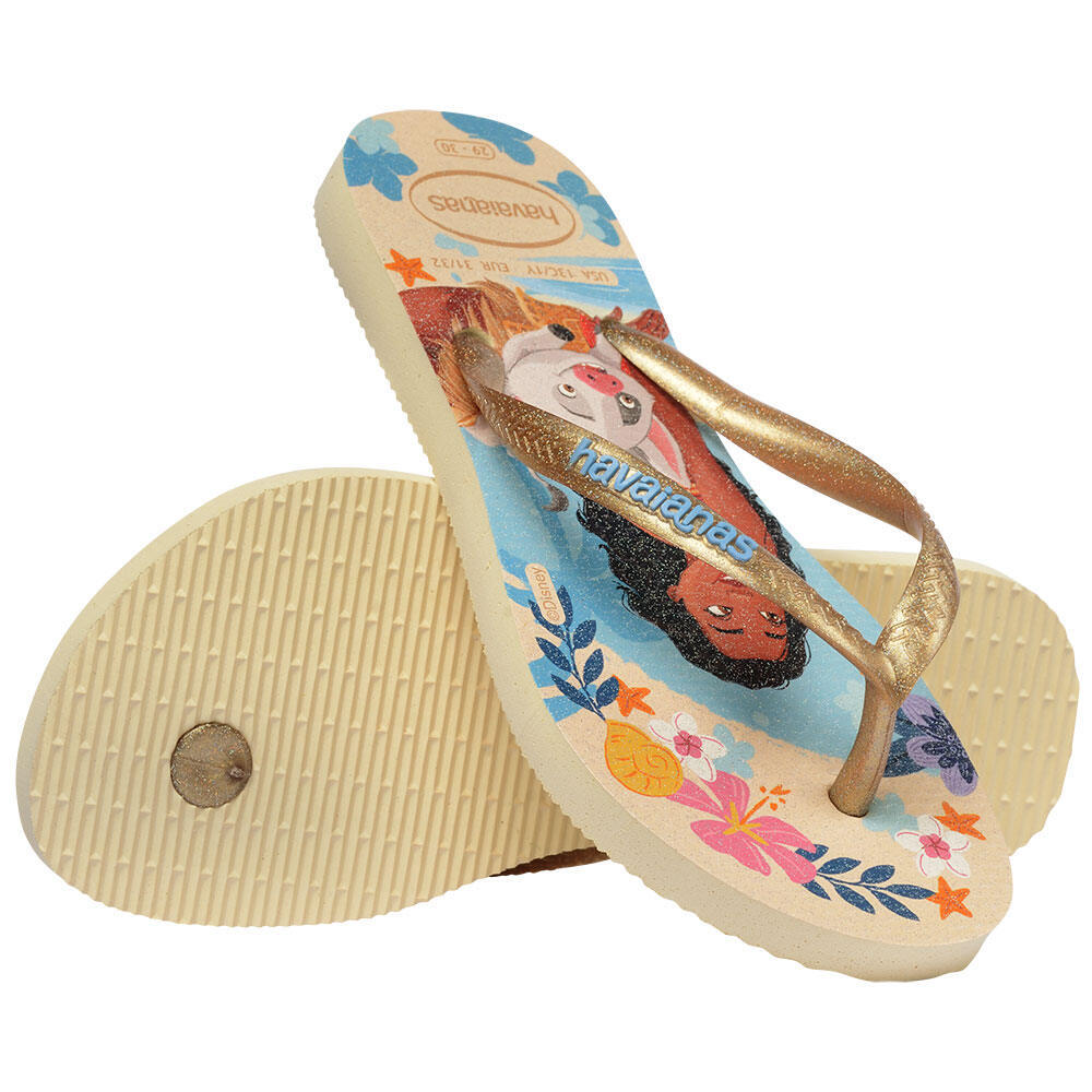 HAVAIANAS شبشب أطفال Slim Princess — بيج — صورة 4