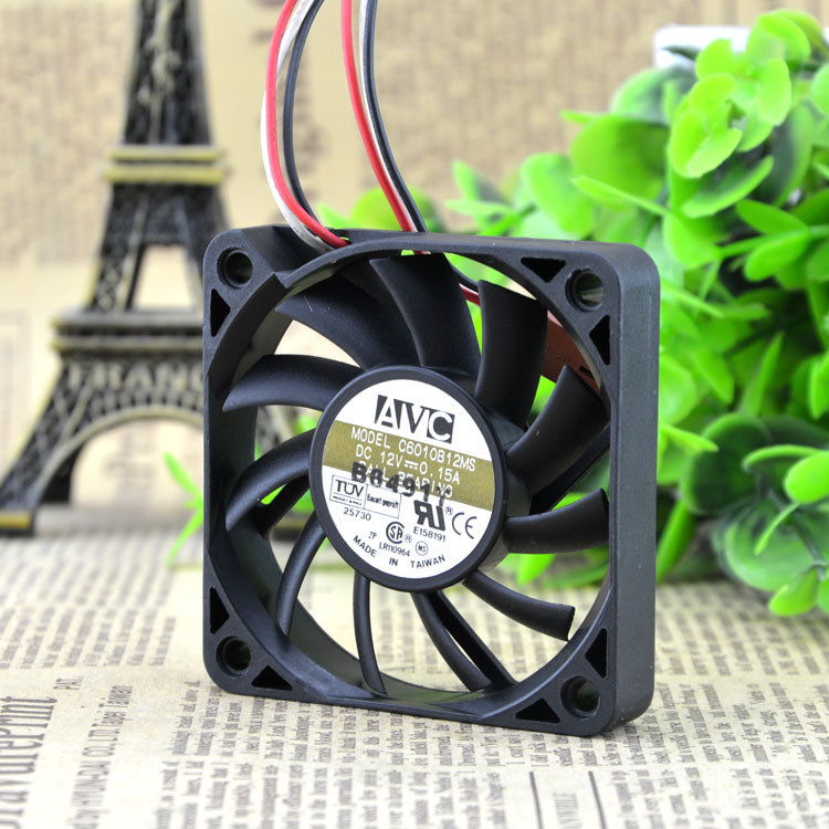 Original AVC C6010B12H 6010 12V 0.1A 0.15A F6010B12MS พัดลมระบายความร้อนสายไฟ
