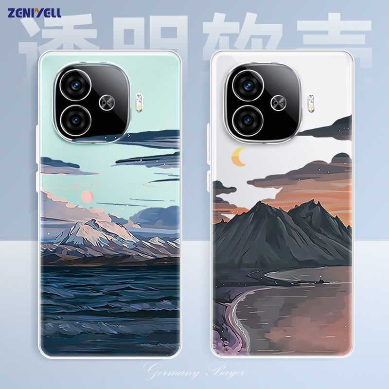 สําหรับ iQOO Z9Turbo เคสโทรศัพท์ iQ00Z9xvivoiQOO Z9 คลุมทั้งหมดโปร่งใส anti-drop เคสป้องกัน