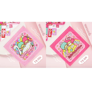 "ของแท้ 100%" JHC ผ้าขนหนู Sanrio Characters ขนาด 12x12 นิ้ว รวมลาย