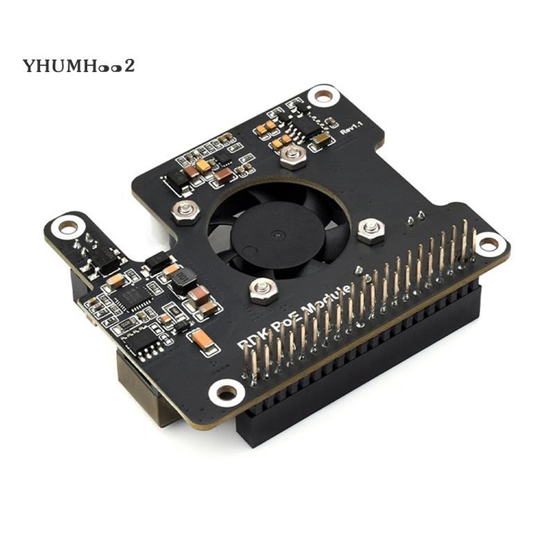 [yhumh002]RDK X5 PoE Module Power over Ethernet Expansion Board IEEE 802.3af/At Onboard พัดลมระบายคว