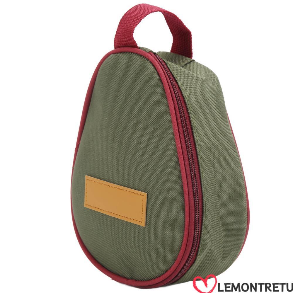 LEMONTREE Camping Skillet Bag, อเนกประสงค์พร้อมซิป Camping Cookware Bag, ทนทานแบบพกพาน้ําหนักเบากลาง