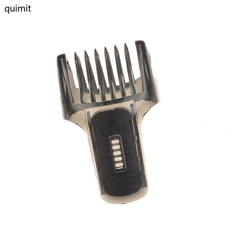 QUIM ปรับผม Clippers หวี 1-18 มม.ความยาว Precisions Grooming เครื่องมือสําหรับ QG3330 386 ที่มีประสิ
