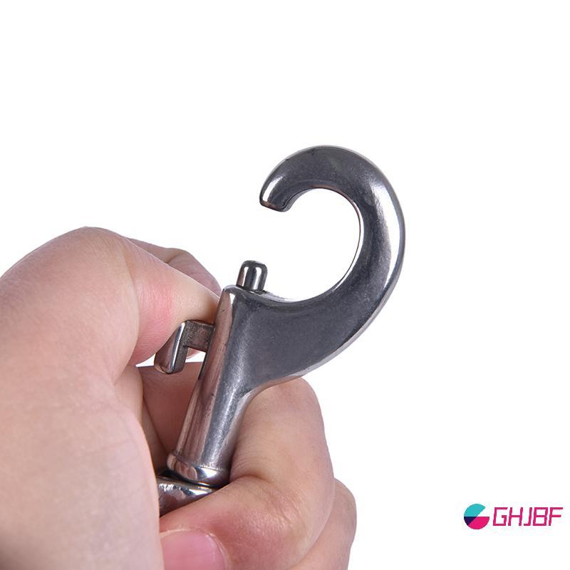 GHJBF] Stainless Steel Bolt Boutique Hook Clip Diving Singel Hook BCD อุปกรณ์เสริมเครื่องมือ Ss คอเต