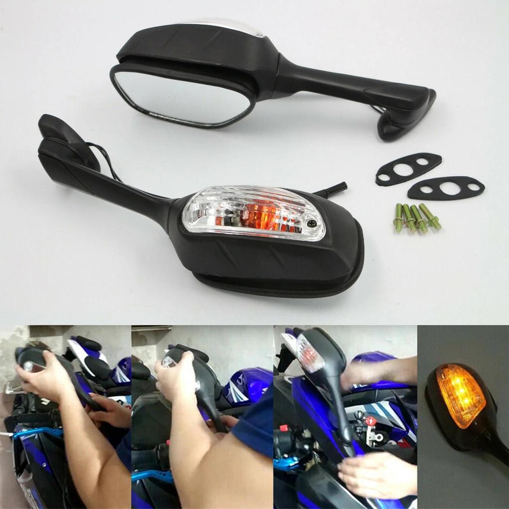 Zกระจกมองข้างแบบหมุนได้สำหรับ Suzuki GSXR600 GSX-R750 2011 - 2026 K11 L1 L2 L3 L5 L6 L7 GSXR 600 750