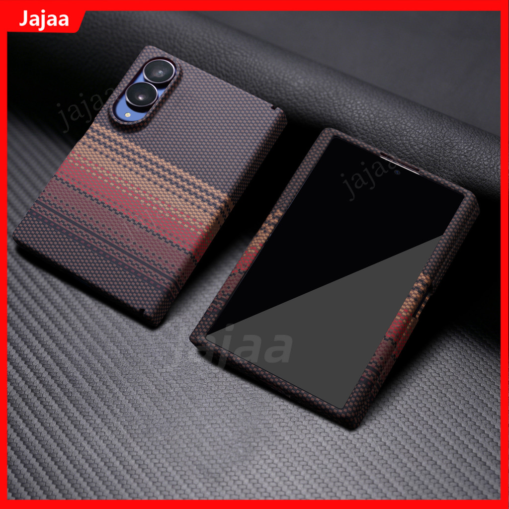 Ultra Thin Minimalist คาร์บอนไฟเบอร์ PC สําหรับ MagSafe เคสโทรศัพท์สําหรับ Samsung Galaxy Z พับ 8 กว้าง Fold8 กว้าง Z พับ 8 Ultra พับ 8 7 6 5 4 5G แม่เหล็กชาร์จไร้สายฝาครอบ