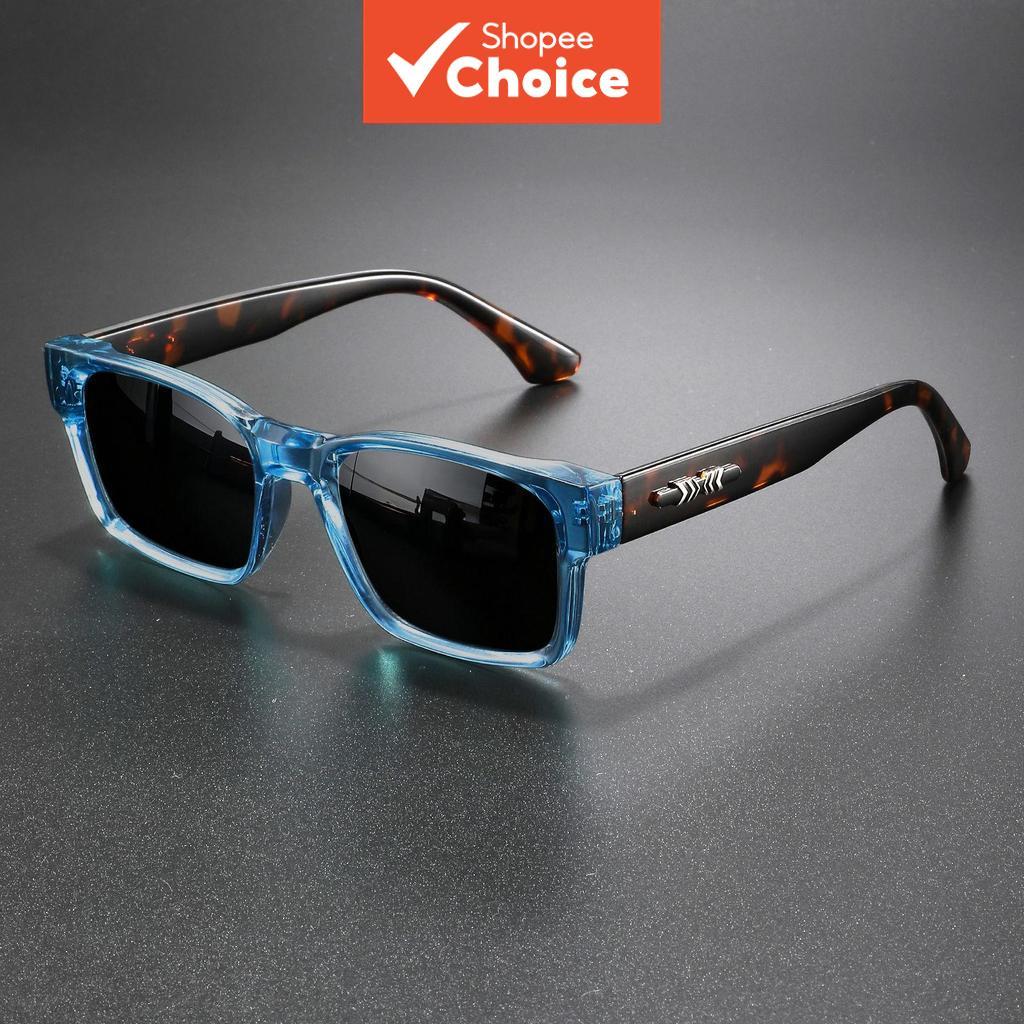 Retro Punk แว่นตากันแดดสแควร์ UV400 ป้องกัน Unisex สําหรับสไตล์ลําลองกลางแจ้ง