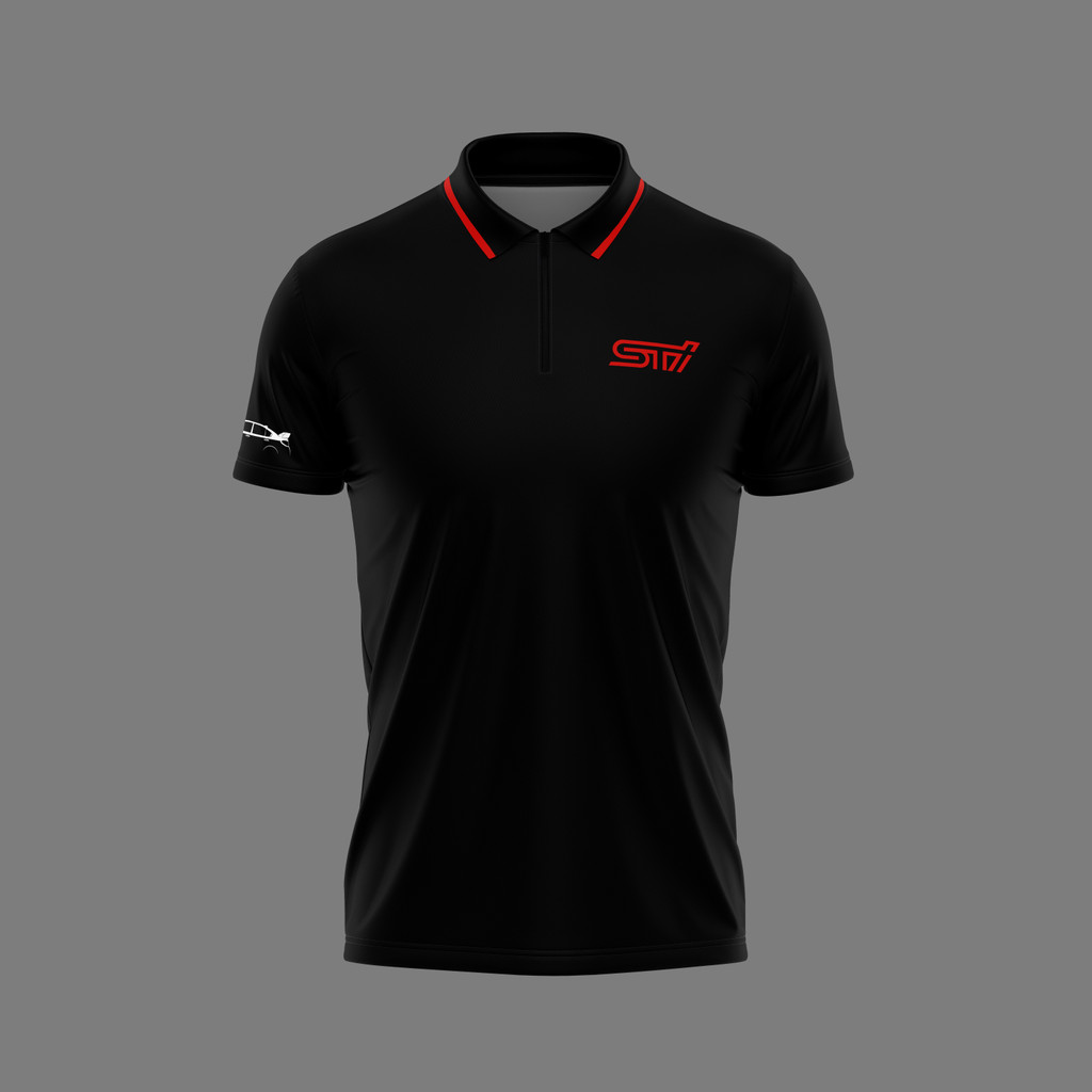 Subaru Wrx Sti เสื้อโปโล เสื้อระเหิด Unisex / เสื้อยืดแขนสั้น