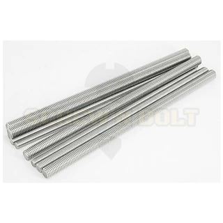 สตัด โบลท์ ตลอด ยาว 1 เมตร สแตนเลส 304 เกลียวมิล หยาบ M8 M10 M12 / Stud Bolt Thread Rod 1 Meter