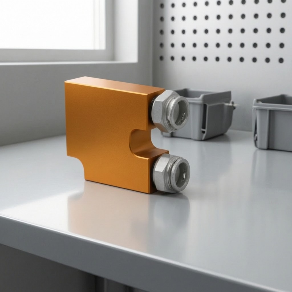 Thermal Bypass Valve อลูมิเนียมอัลลอยด์เกียร์ Bypass Valve Gearbox Cooler Block Low-Profile อัตโนมัต