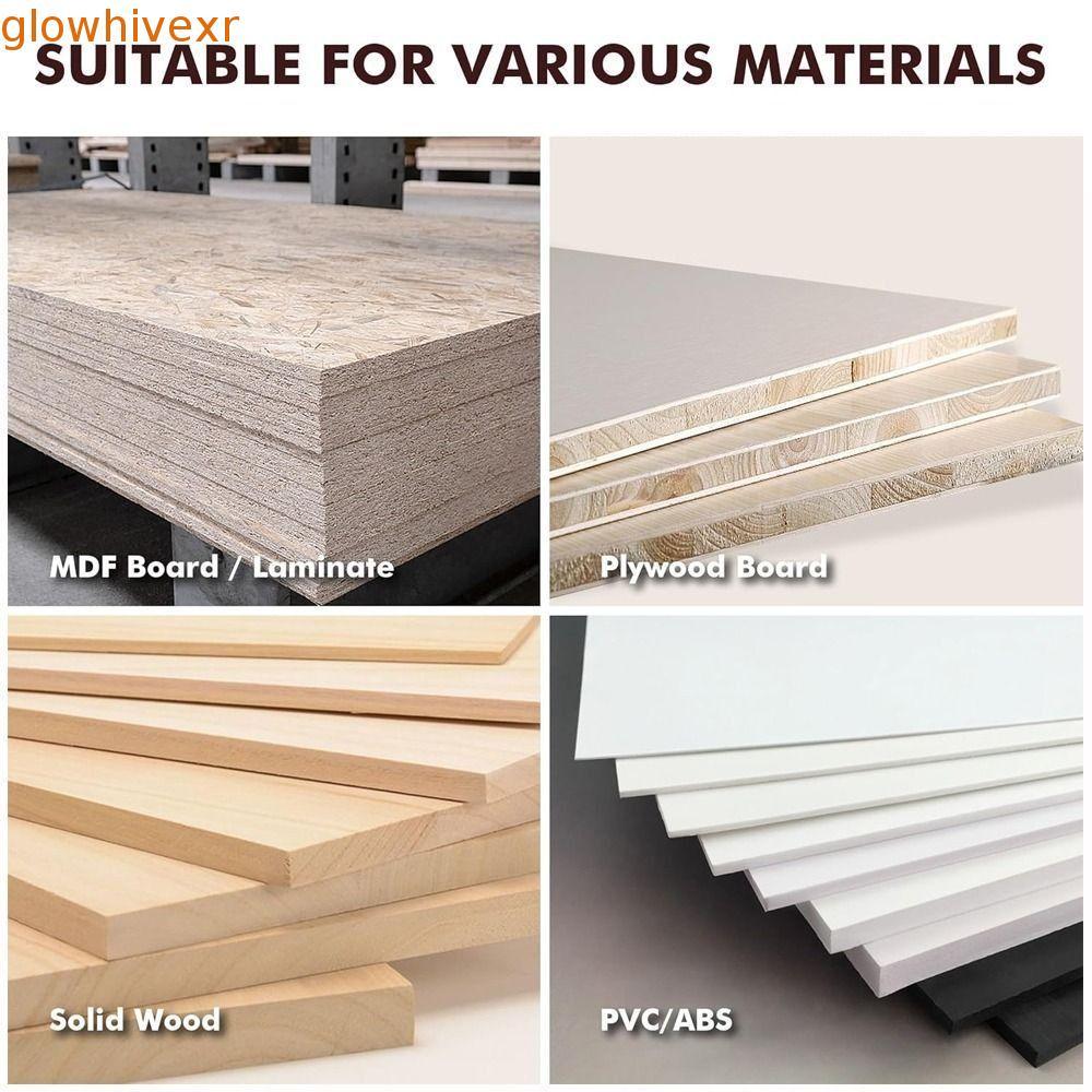 เรืองแสงคู่มือขอบTrimmer,สแควร์เหล็กBurr Board,ขอบBanding Trimmerทนทานพิเศษแบบพกพางานไม้ขอบมุมกบเครื