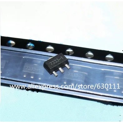 1000 ชิ้น HT7333-A HT7333 3.3V SOT-89 การใช้พลังงานต่ํา LDO ตัวควบคุมแรงดันไฟฟ้า