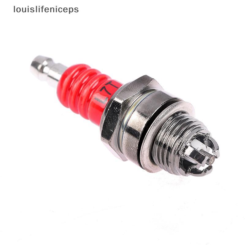Lith หัวเทียนเสาสามด้าน L7TJC สําหรับเลื่อยยนต์เบนซินและเครื่องตัดแปรงใหม่เครื่องจักรสวนเครื่องตัดหญ