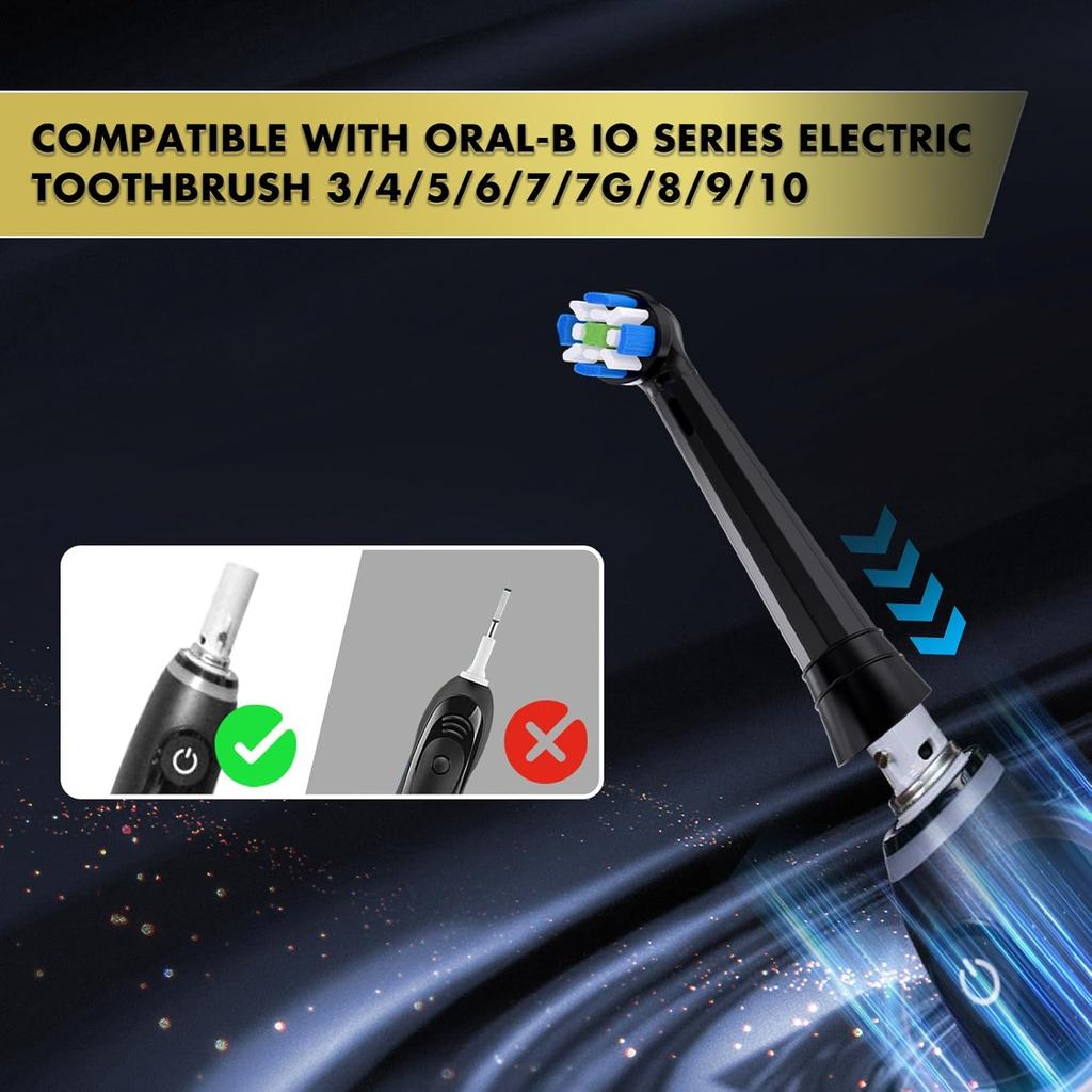 หัวแปรงสีฟันทดแทนสําหรับแปรงสีฟันไฟฟ้า Oral-B iO 3/4/6/7/8/9/10 Series Ultimate Clean สําหรับแปรงสีฟ