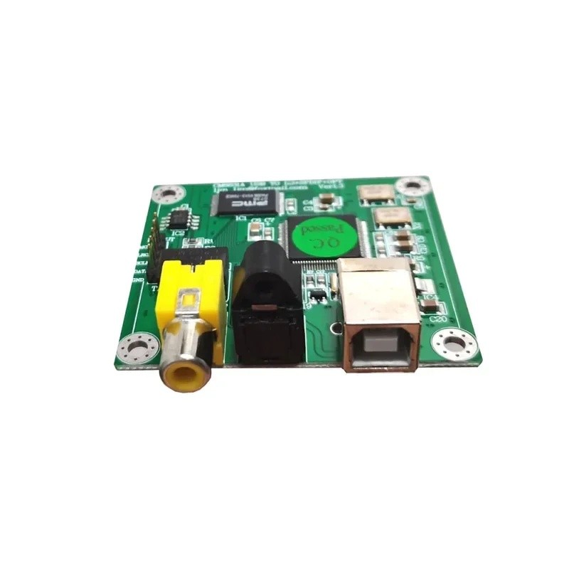 CM6631A 32bit 384khz USB To Coaxial Optical fiber SPDIF I2S Converter DAC Board Y