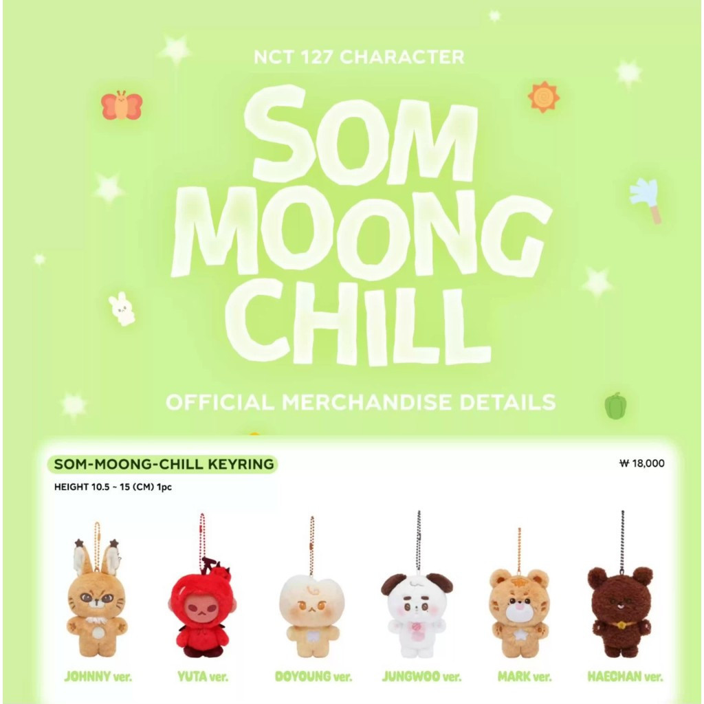 【พร้อมส่ง】NCT127 nct wish doll Johnny,Yuta,Doyoung,Jungwoo,Mark,Haechan 10cm ตุ๊กตา