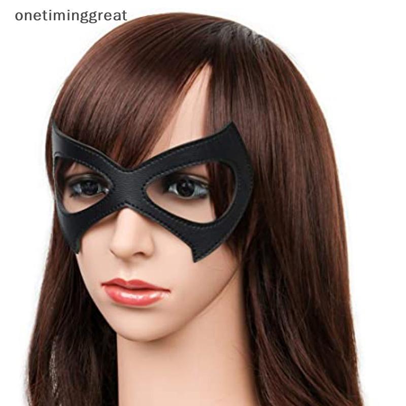 Onetiminggreat หน้ากากคอสเพลย์เครื่องแต่งกายหนัง Eye Mask คอสเพลย์เซ็กซี่ Eye Mask แว่นตาสําหรับฮาโล