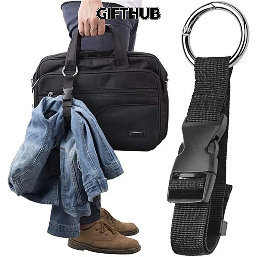 GIFTHUB 1/2 ชิ้นสายรัดคงที่กระเป๋าเดินทาง,ไนลอน Add-A-Bag กระเป๋าเป้สะพายหลังสายรัดภายนอก,ทนทานพร้อม Release Buckle แบบพกพาแจ็คเก็ต Gripper ผู้ถือกระเป๋าเดินทางเข็มขัดเดินทาง