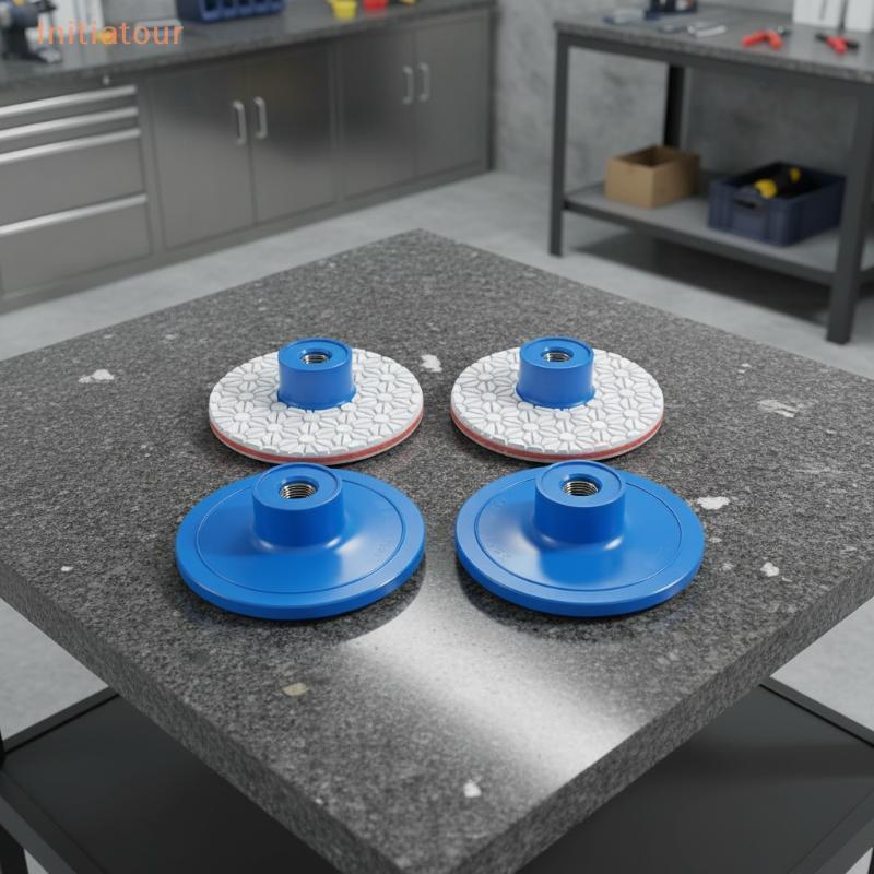[Initiatour] 4 Step Diamond Polishing Pads Sharp Wear Resistance Fast Polishing For Stone Tile Grind