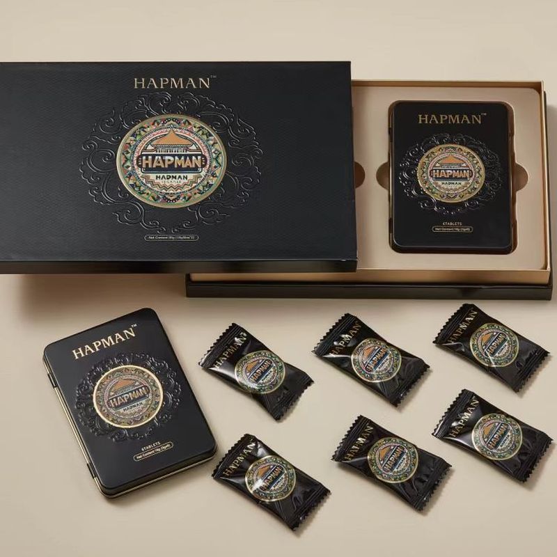 HAPMAN Classic Hard Candy Gift Box Ginseng Candy Brown Sugar Thailand Direct Mail 7.28.2