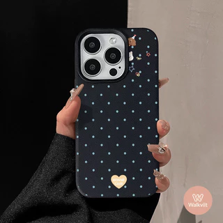 สำหรับ OPPO Reno 16 15 16F 11 12 13F 15F Reno 15 Pro 10 13 14 Reno 14 10 Pro เคสน่ารัก ลายจุด สัตว์การ์ตูน กันตก