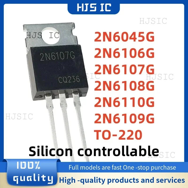 5PCS 2N6045G 2N6045 2N6106G 2N6106 2N6107G 2N6107 2N6108G 2N6108 2N6109G 2N6109 2N6110G 2N6-220G 2N6