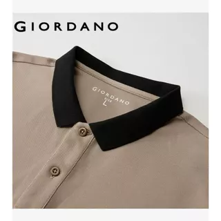 GIORDANO(Online Exclusive) เสื้อโปโลผู้ชาย Men's Colorblock UV-Protection Polo 13016316