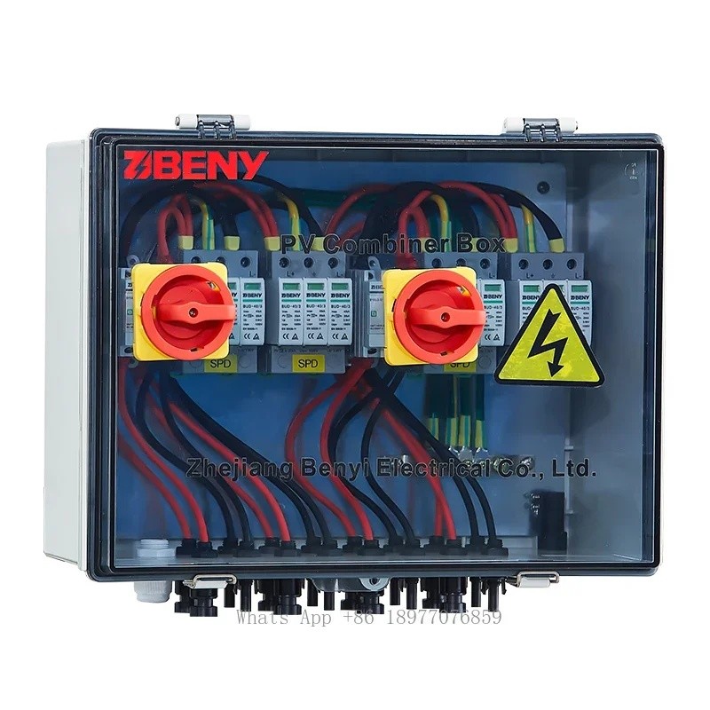 2D0J พลังงานแสงอาทิตย์ Pv Strings Dc Combiner Box 4 IP66 ขายร้อนสําหรับ Pv ความปลอดภัย