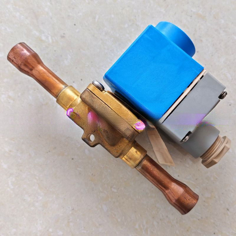 วาล์วโซลินอยด์ Danfoss EVR10 ปิดปกติ 032F1214 ขดลวด 018F6176 AC220V อะไหล่ระบบทำความเย็น ห้องเย็น แอ