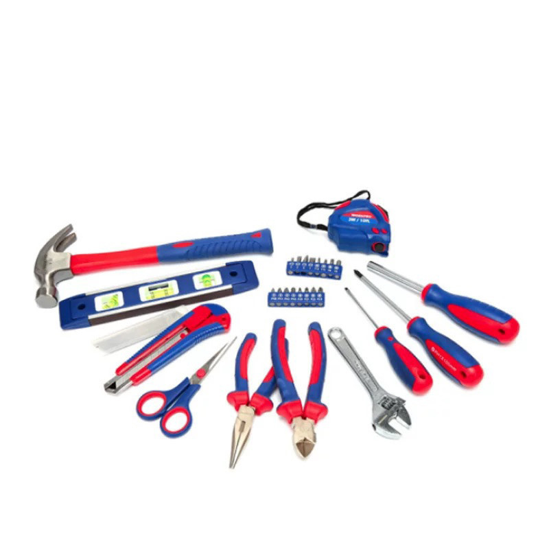 ชุดเครื่องมือ 28 ชิ้น Workpro กล่องเครื่องมือซ่อมแซมใช้ในครัวเรือน