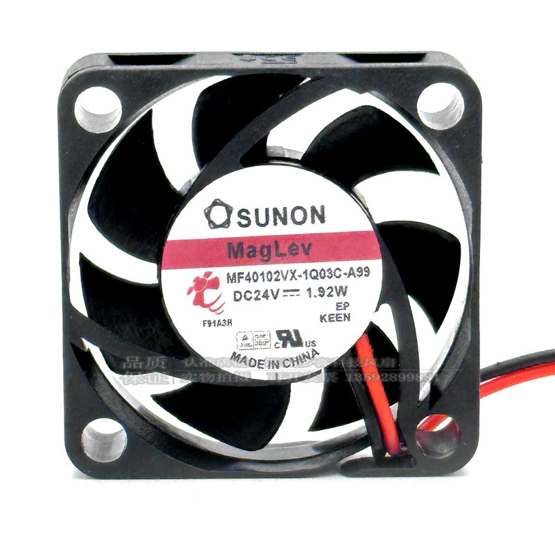 MF40102VX-1Q03C-A99 พัดลม 4 ซม. ไต้หวันในตัว 1.92W 4010 24V พัดลมระบายความร้อน