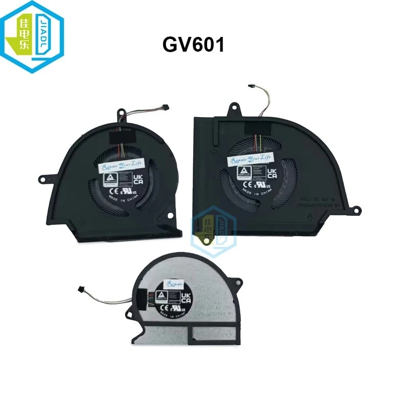 * โน้ตบุ๊ค PC Cooler CPU GPU พัดลมระบายความร้อนสําหรับ ASUS ROG Flow X16 GV601 GV601RE GV601R GV601R
