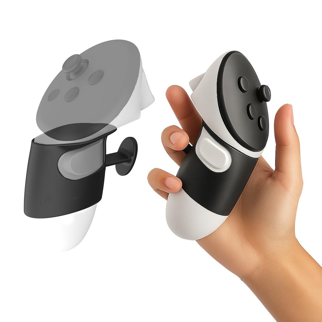JYXEREM Rivet-Lock Finger Grips สําหรับ Meta Quest 3 / Quest 3S / Quest 3S Xbox Edition controller G