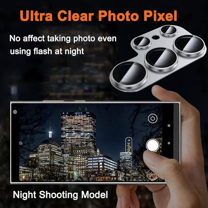 S25Ultra Metal Integrated Lens Film S24Ultra All-Included Lens Film S23 Camera Protective Film 8.4