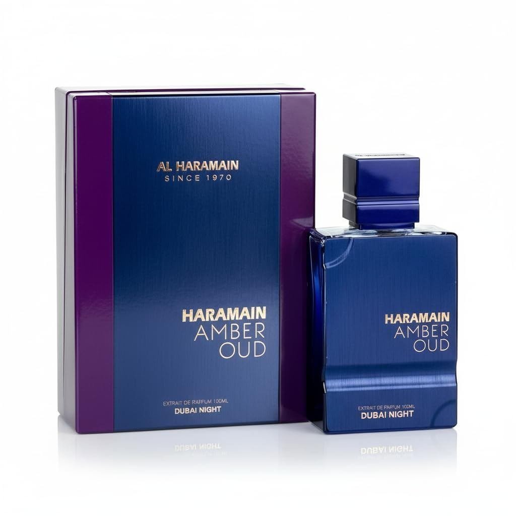 Al Haramain Amber Oud-Dubai Night-Mens Agarwood Cologne-Mens Amber-Lasting ประกอบด้วยมะกรูด, Saffron