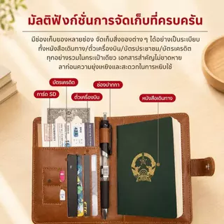 ที่ใส่พาสปอร์ต ที่ใส่บัตร ที่จัดเก็บเอกสาร และที่ใส่ตั๋วแบบอเนกประสงค์กันน้ำและป้องกันรอยขีดข่วน/วัสดุหนัง PU/หลายช่อง