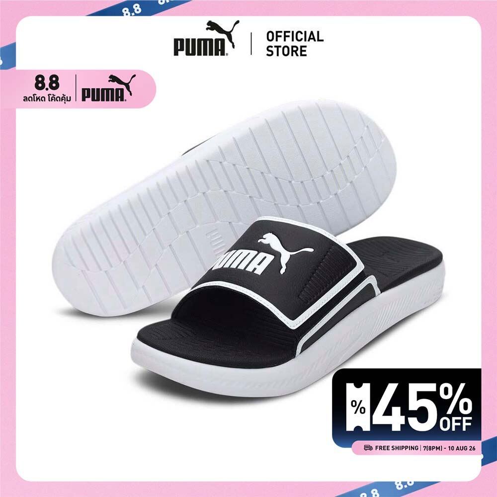 PUMA SWIMMING/BEACH - รองเท้าแตะผู้ชาย Softride สีดำ - 38211101