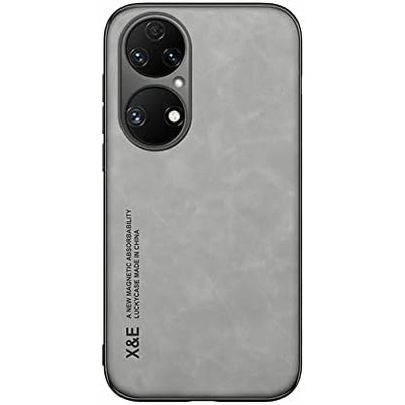 เคส Kepuch Silklike สําหรับ Huawei P50 Pro - ฝาครอบกันชนแผ่นโลหะในตัวสําหรับ Huawei P50 Pro - สีดํา