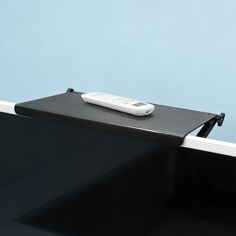 Router Set-Top Box Shelf การเจาะ-ฟรีคอมพิวเตอร์ทีวีหน้าจอ LCD Monitor ชั้นวางวงเล็บจัดเก็บ